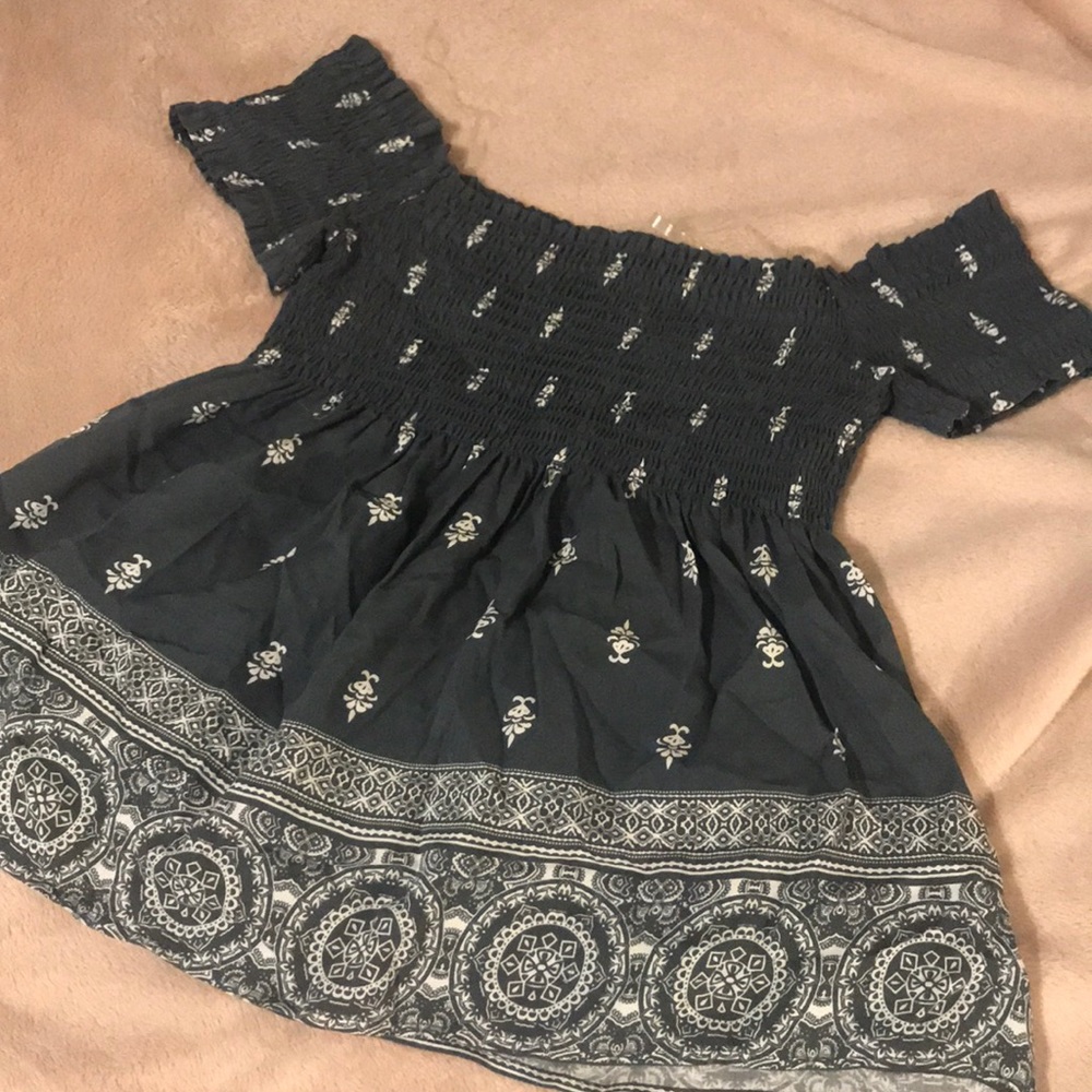 Me to we off the shoulder top